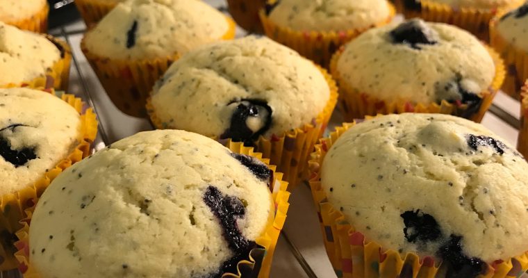 Lemon Blueberry Poppy Seed Muffins